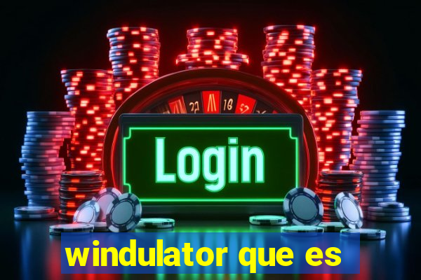 windulator que es